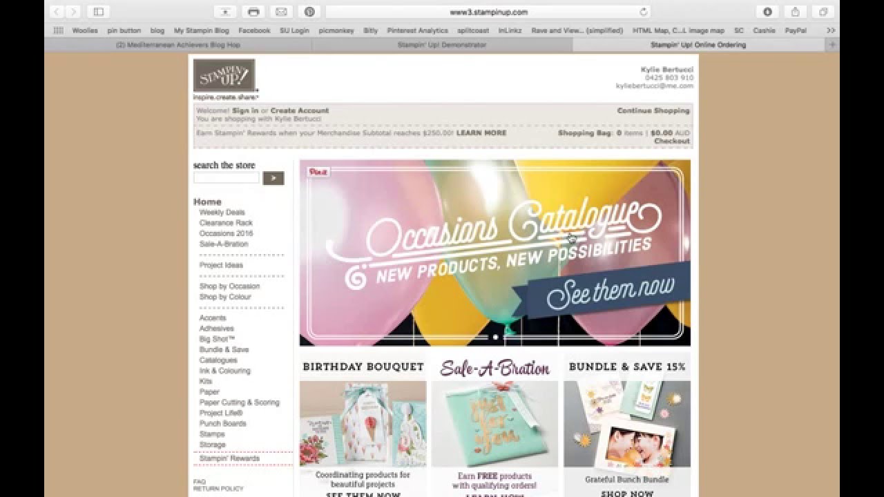 Kylie's Project life® by Stampin' Up!® Club