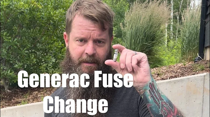 Generac Power Generator Fuse Change.