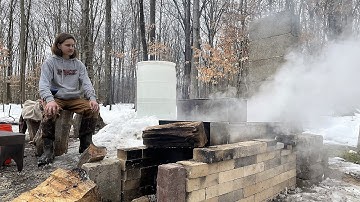 How to Make Maple Syrup | Tree Tapping | Wood Burning Evaporator