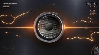Heavy bass pulses and rhythmic drums forming a strong audio flow