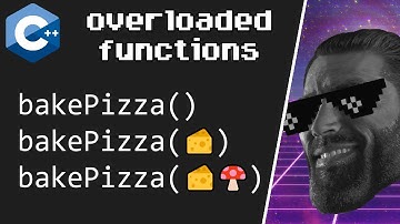 C++ overloaded functions explained 🍕