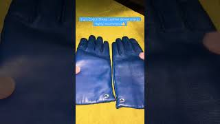 Coach Sculpted Signature Leather (sheep) Tech Gloves . in Navy. 100% wool lining. Highly Recommend👍 screenshot 5