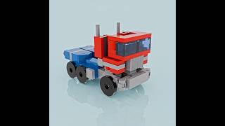 mini LEGO Optimus Prime transform 🤖