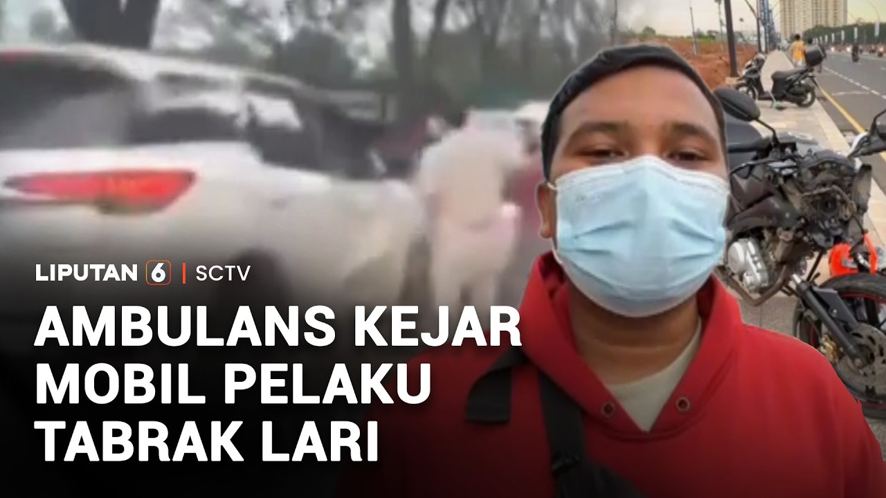 Ambulans Kejar Mobil Pelaku Tabrak Lari | Liputan 6