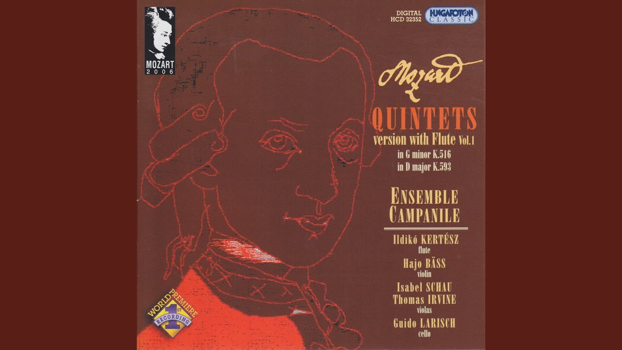 在 YouTube 上觀看「Quintet in G minor K. 516 II. Menuetto」