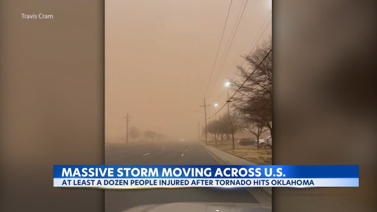 Massive storms move across the U.S. - YouTube
