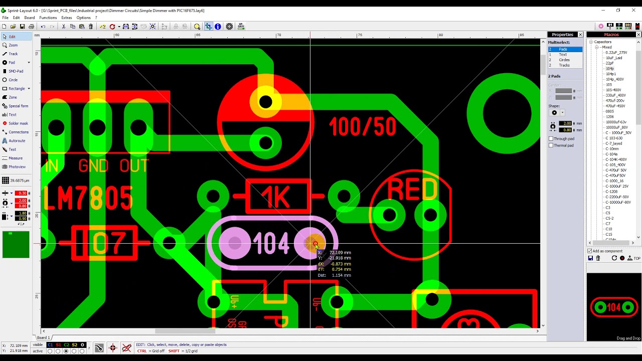 sprint layout trial