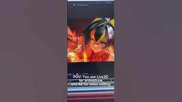 POV: You are able to animate your favorite artworks in Live2D #shorts #genshinimpact #animation