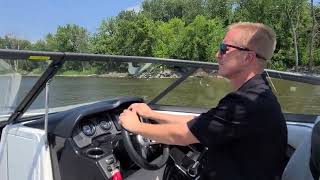 Charlie, Yamaha AR 240, on water trial run