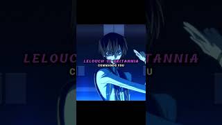 "Obey Me WORLD" - Lelouch Edit #shorts