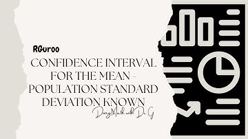 RGuroo: Confidence Intervals for the mean with population standard deviation known