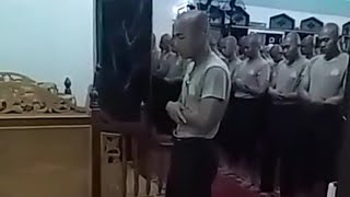 Polisi Jadi Imam Shalat Viral