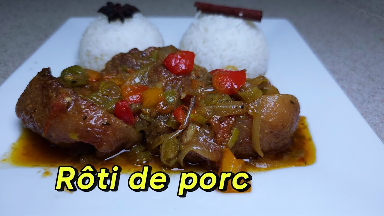 Rôti de Cuisse de Porc Sauté aux Légumes : Un Plat Savoureux et Coloré!