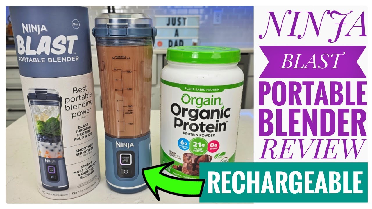 Ninja Blast Denim Blue Portable Blender + Reviews