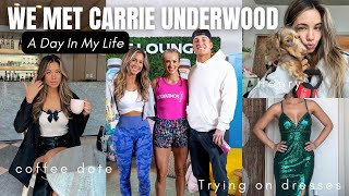 WE MET CARRIE UNDERWOOD (day in my life)