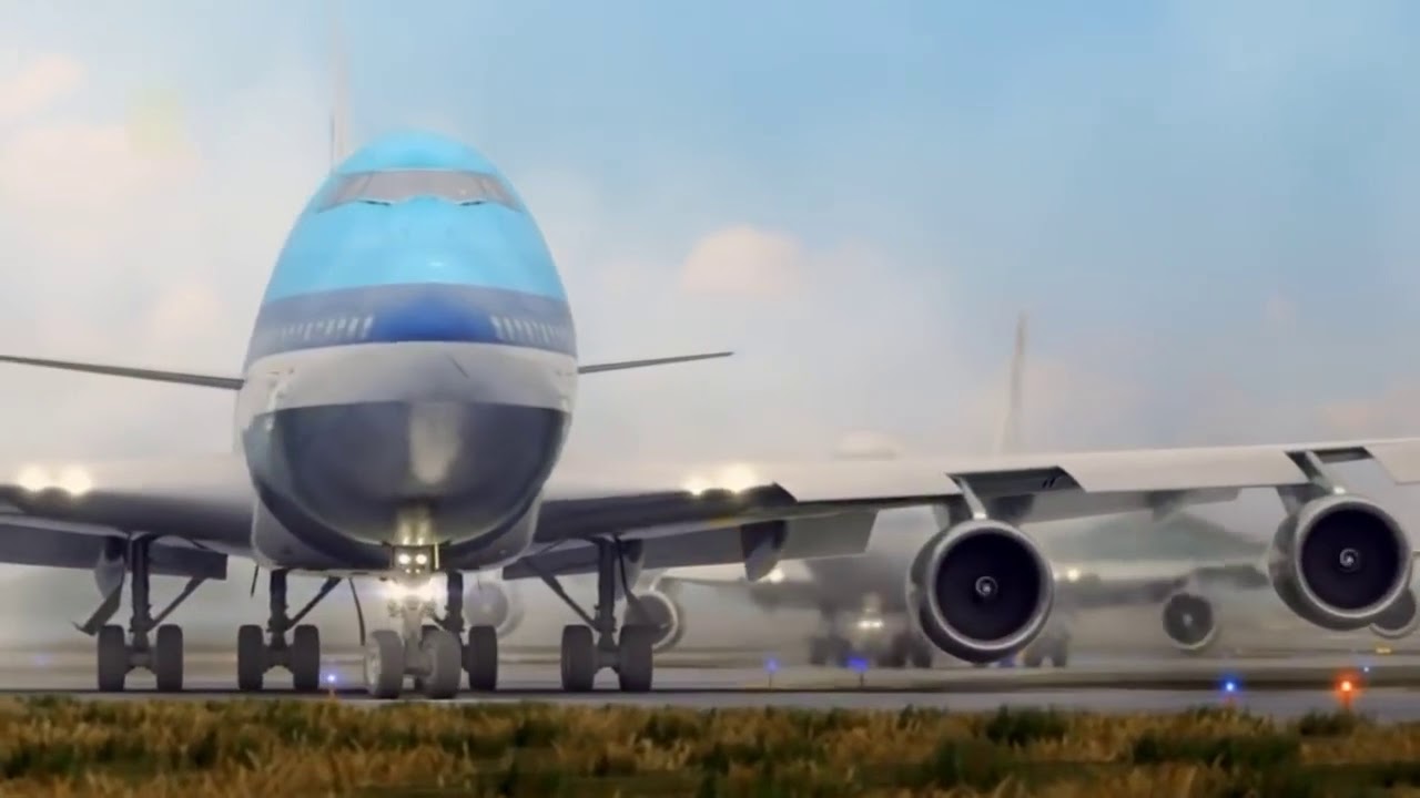 KLM Flight 4805 Pan Am Flight 1736 Crash Animation YouTube