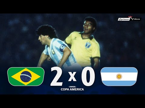 Brasil 2 x 0 Argentina (Romário x Maradona) ● 1989 Copa América Extended Goals & Highlights HD