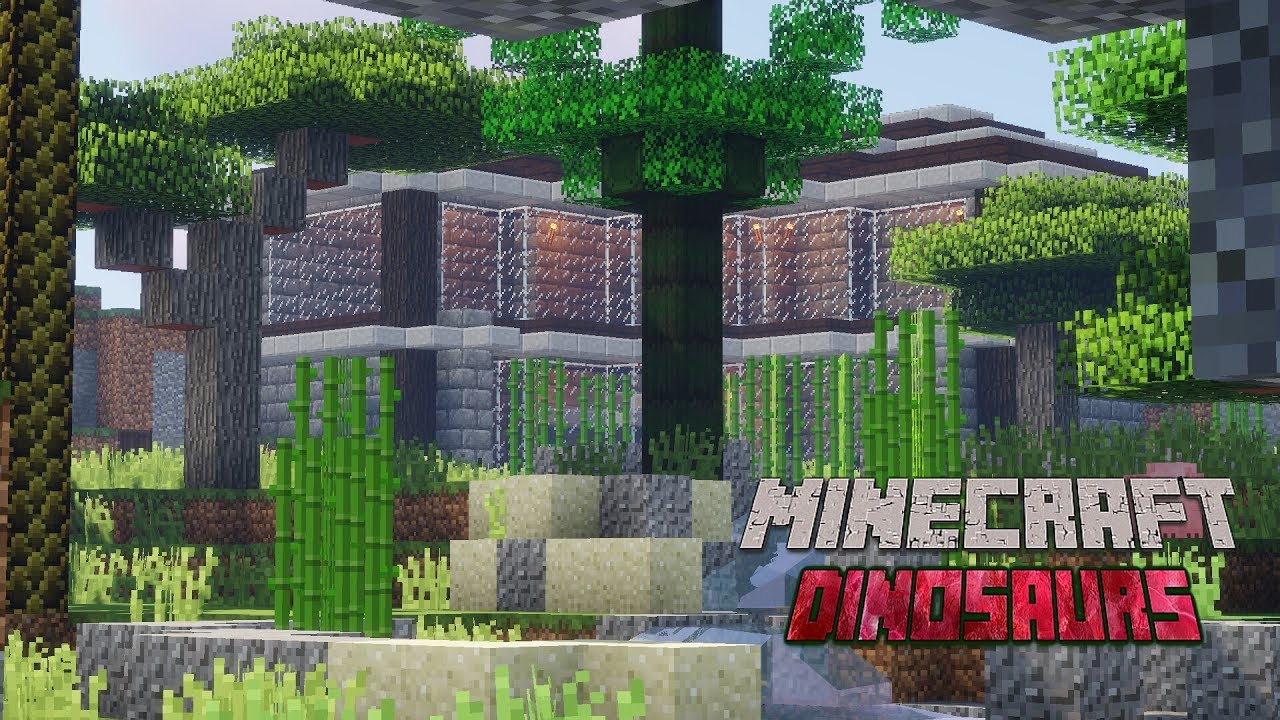 Building a Viewing Platform |Ep7| - Minecraft Dinosaurs - YouTube
