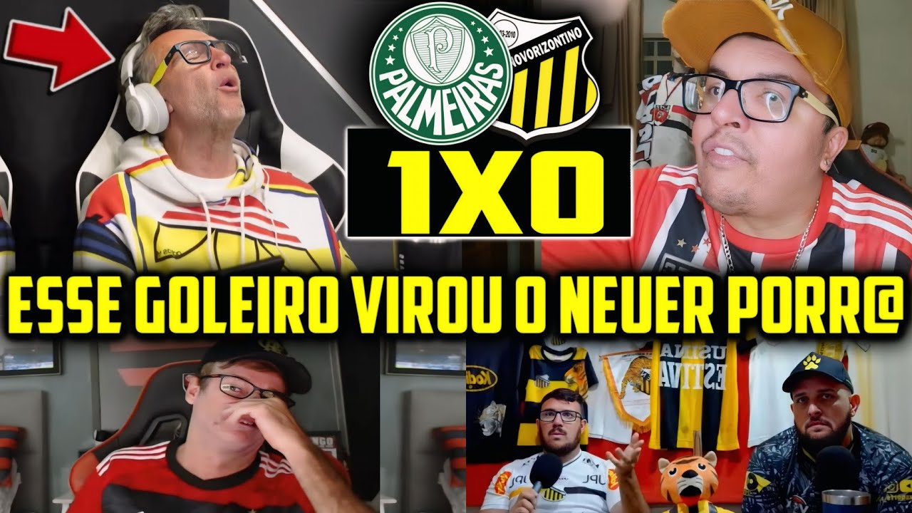 REAÇÕES DOS RIVAIS APÓS PALMEIRAS GANHAR DO NOVORIZONTINO! REACT PALMEIRAS 1X0 NOVORIZONTINO 