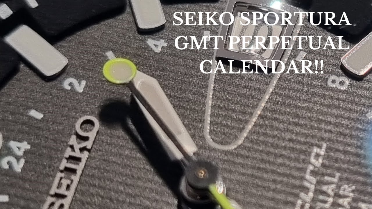 SEIKO SPORTURA GMT PERPETUAL CALENDAR 8F56-0120!! - YouTube
