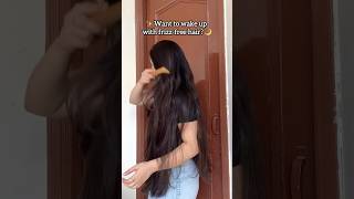 Say Goodbye to Frizz & Tangles Overnight 💕 (Bubble Braid Routine) Wake Up with Frizz-Free Hair