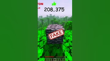 Airz breaking bedrock is a fake video