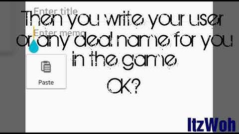 How to put a small name in Wolf Online