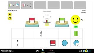 Jogo das Frações | PhET screenshot 2
