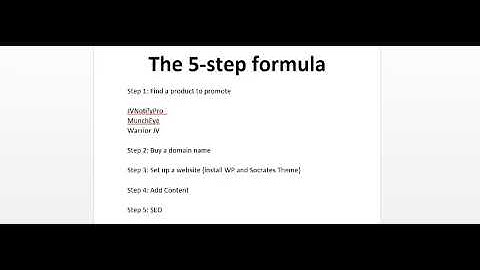 5 Step Launch Jacking Formula Video 4   5 Step Formula