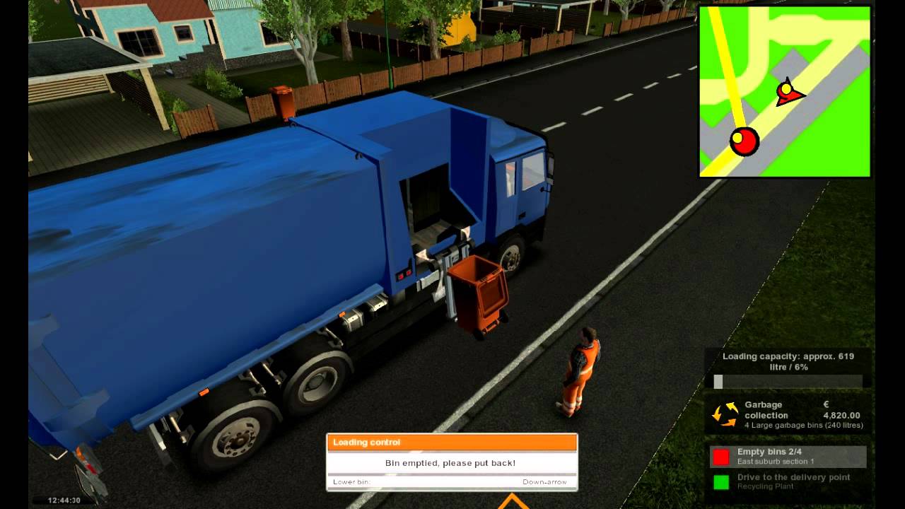 Garbage Truck Simulator 2011 Gameplay Hd Youtube - garbage simulator roblox