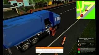 Garbage Truck Simulator 2011 gameplay (HD)