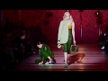 Model FALLS down during Katya Silchenko Fall/Winter 2018 fashion show "The Coat"