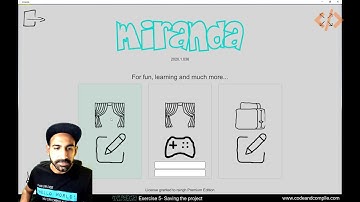 Miranda Exercise 5 - Saving the program
