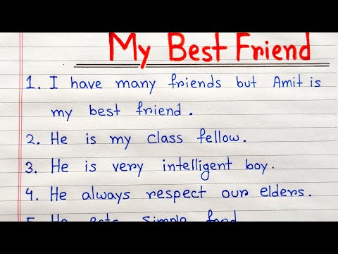 my best friend essay 10 lines for class 4