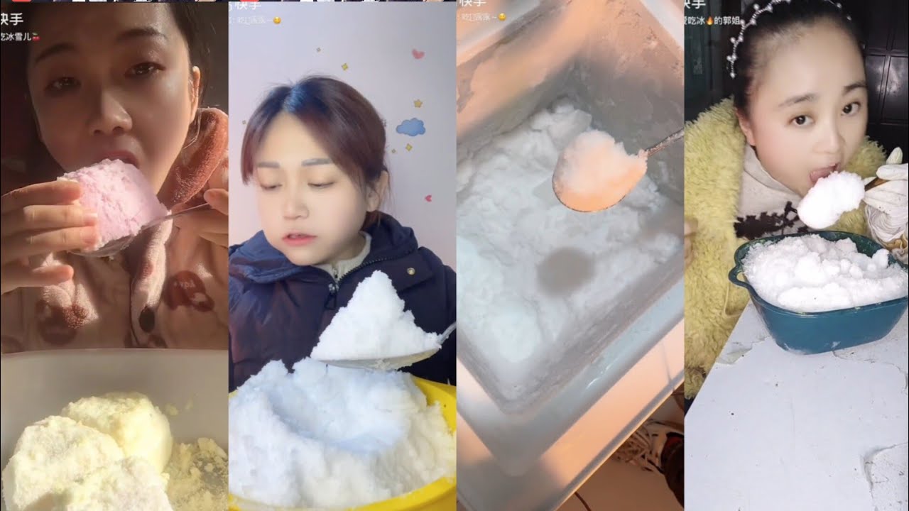 [BitesOnly] || Squeaky Spoonfull Ice Eating Asmr 🤤🤤 White Ice Eating 🤤 ||