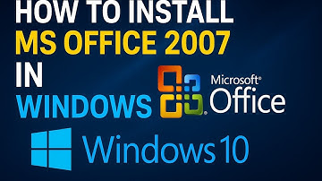 How to install MS Office 2007