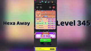 🧠 Hexa Away Level 345 Walkthrough