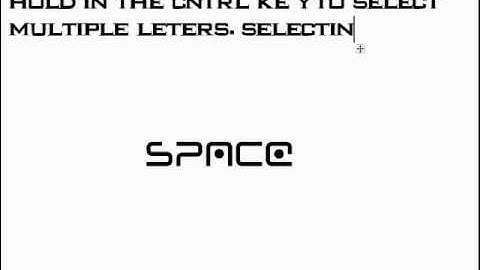 Text Tutorial 1 (Paint.Net)