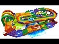 DIY - Build Magic Tracks Racing Game With Magnetic Balls (Satisfaction) - Magnet Balls