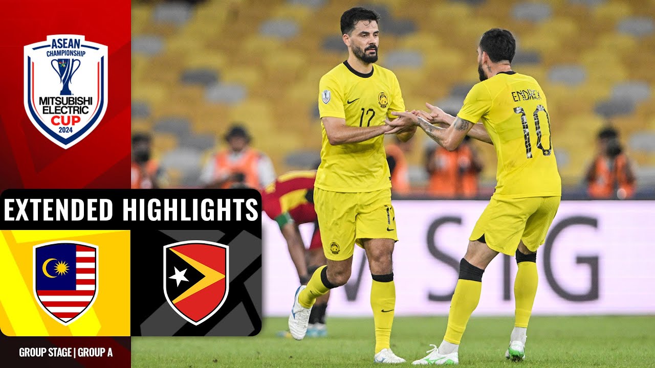 🇲🇾 Malaysia vs Timor-Leste 🇹🇱 (ASEAN Mitsubishi Electric Cup 2024: Group Stage Extended Highlights)