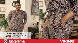 LET'S SEW SIMPLICITY 9020: VIEW C: LOUNGEWEAR PANTS