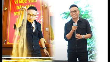 Vẽ tranh cát trình diễn / tranh cát trên mặt kính / tranh cát động / Nguyễn Tiến kỷ lục gia Việt Nam