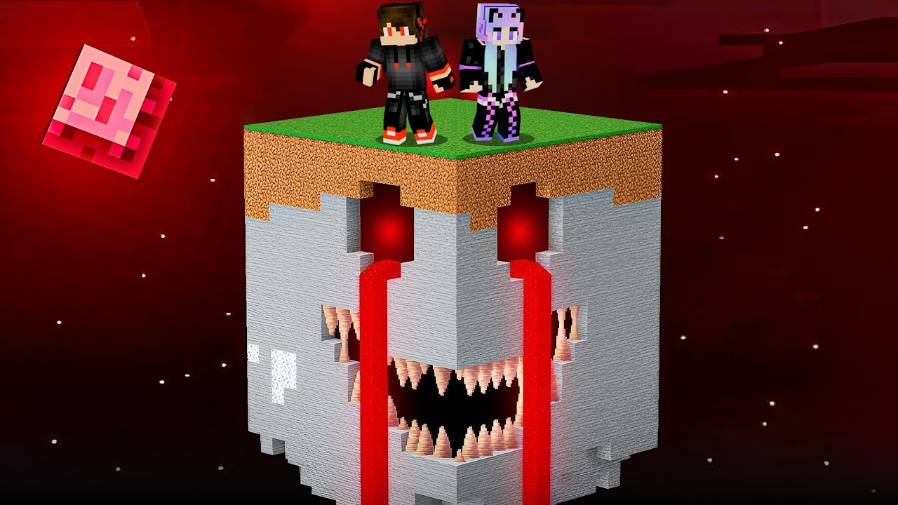 Minecraft but its One SCARY CHUNK !!