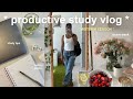 6am productive study vlog  midterm exam prep study tips  busy day in my life