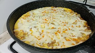 KAHVALTI  TARİFLERİ:Patatesli  Soğanlı  Yumurta Tarifi