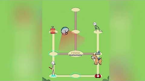 Relay Race - Weegoon Games - Gameplay Walkthrough - Funny Stickman Puzzle Game - All Levels 61-70