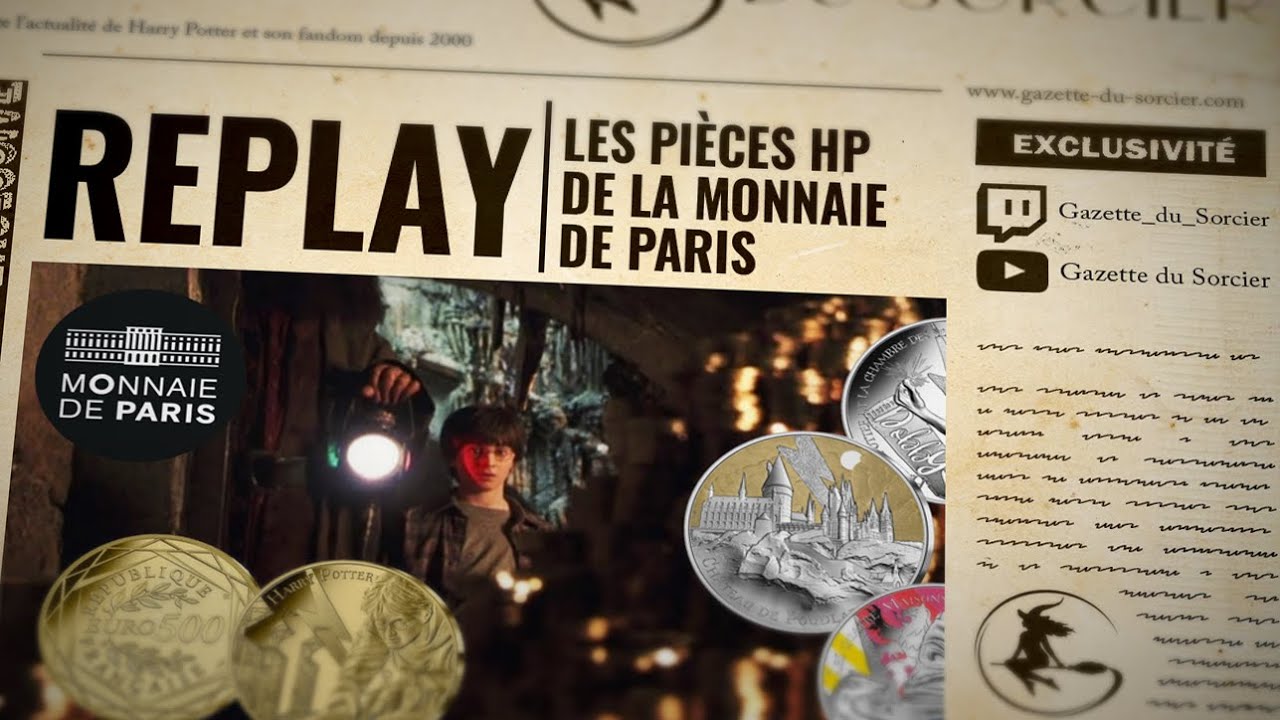 La Monnaie de Paris présente sa nouvelle collection de pièces Harry Potter
