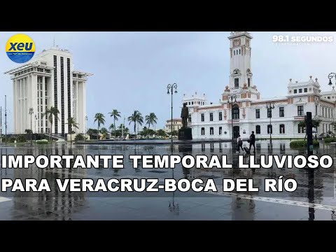 Importante temporal lluvioso para Veracruz-Boca del Río
