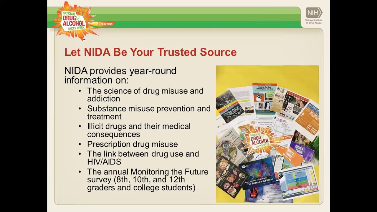 Webinar: National Drug and Alcohol Facts Week: Shatter the Myths in Your School