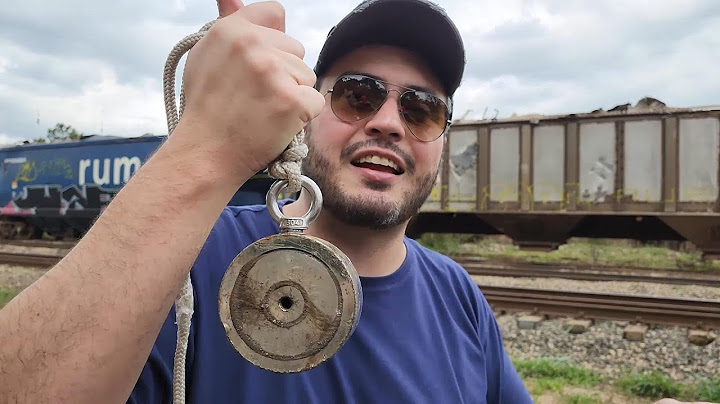 PESCA MAGNÉTICA EM UM POÇO ABANDONADO NO CEMITÉRIO FERROVIÁRIO